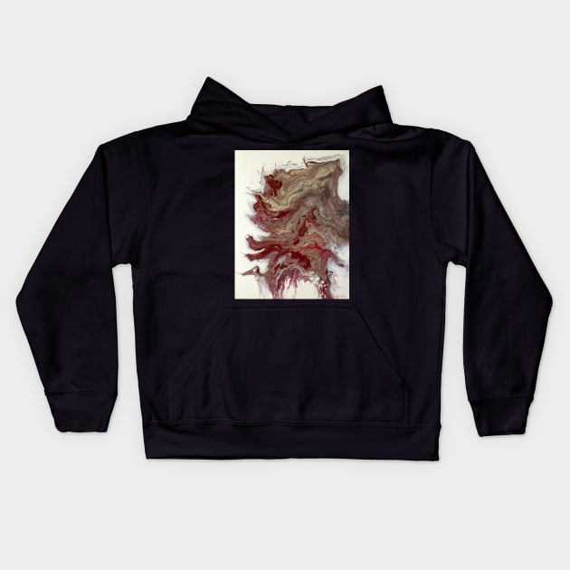 Spirit World Dancing Bear Kids Hoodie by JMarieDesigns